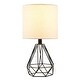 preview thumbnail 2 of 11, CO-Z 18-Inch Modern Table Lamp with Open Frame Metal Base for Living Room Bedroom