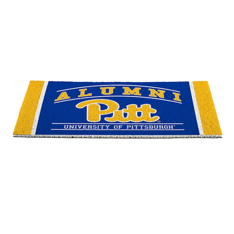 28 in. x 16 in. University of Pittsburgh Alumni Full Color PVC Door Mat