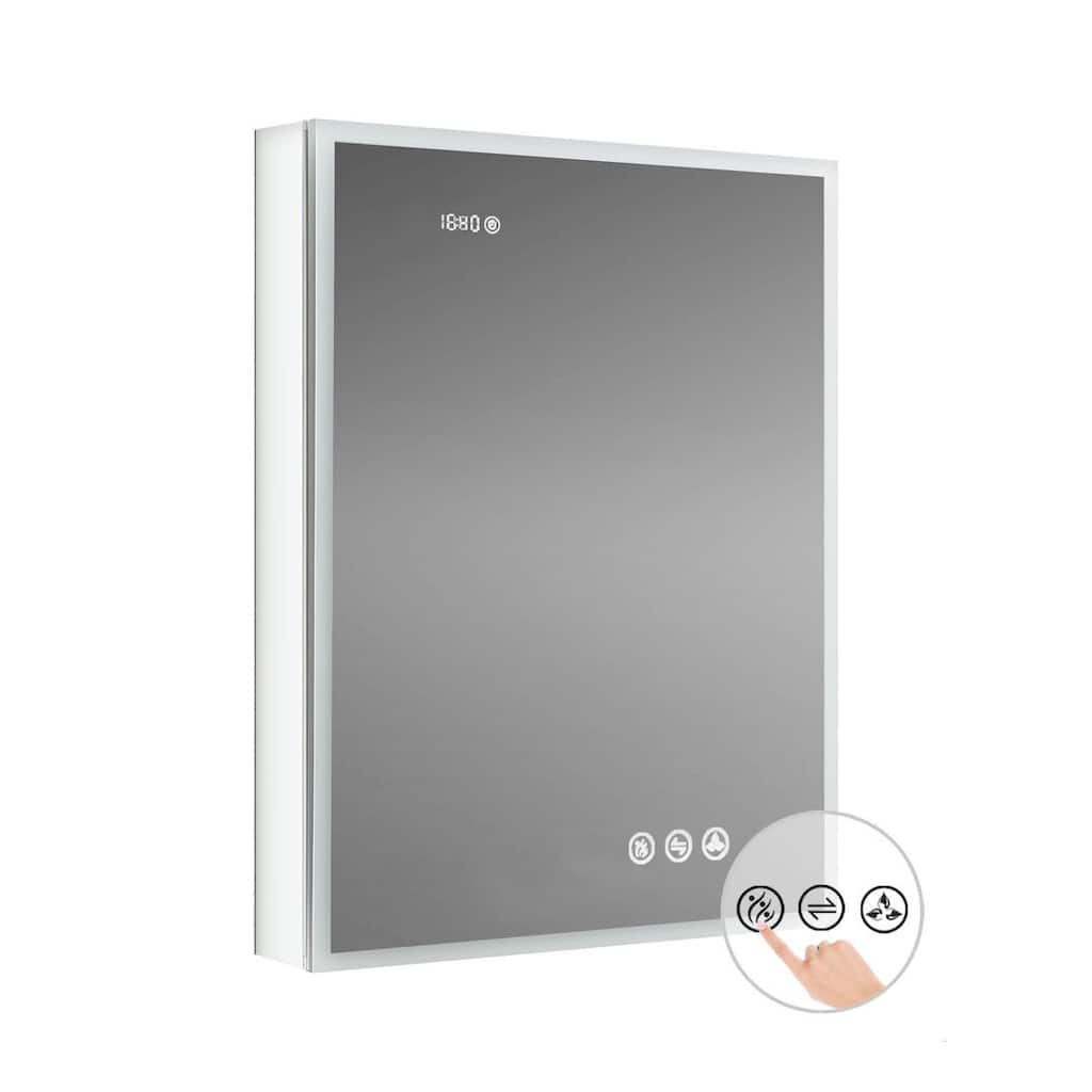 Blossom LED Medicine Cabinet w/ Light, 3X Mirror, Outlet USB Charging