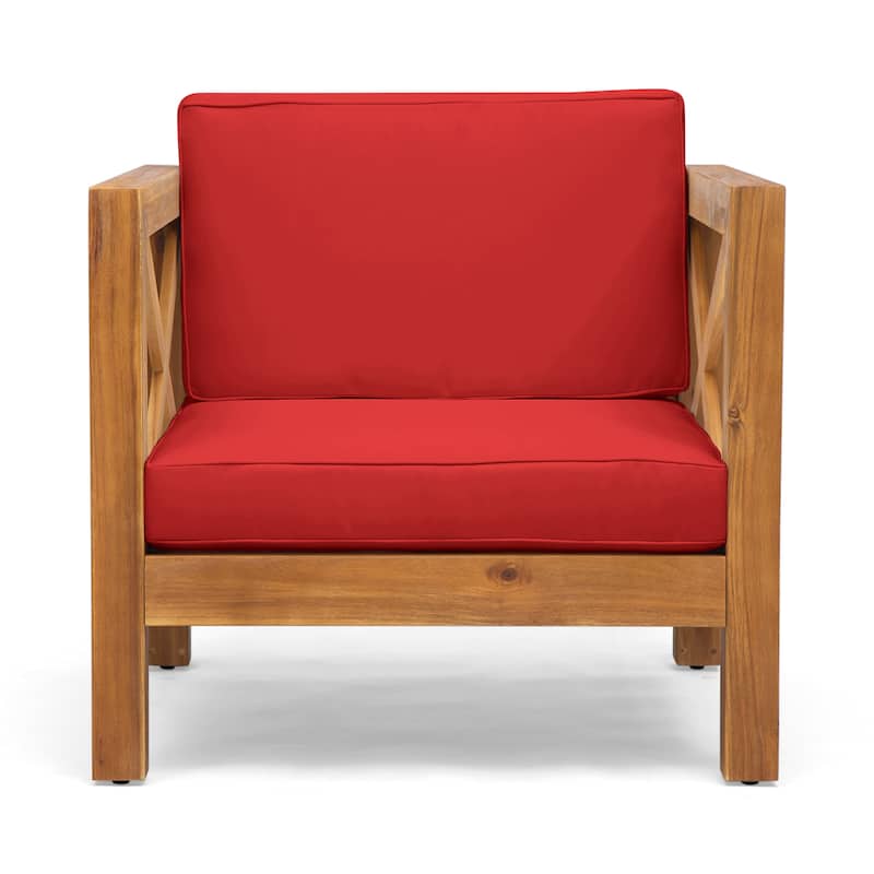 Farmhouse Outdoor Patio Lounge Chair, Bistro Chairs for Lawn, Balconies & Gardens Tanning Chair