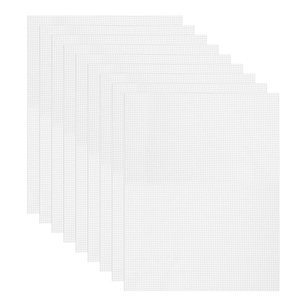 9 Pcs 11.4 x 14.6" Silicone Dehydrator Sheets Fruit Dryer Mesh Mat, White