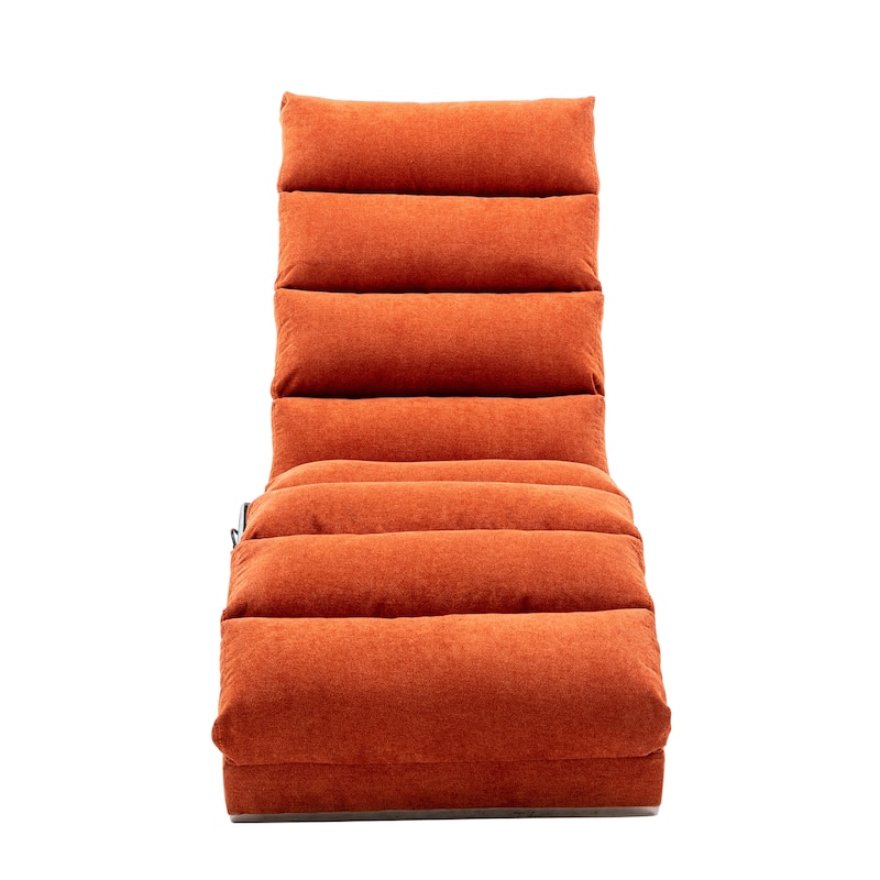 Linen Electric Massage Recliner Chaise Chair with Remote Control and Ergonomic Backrest