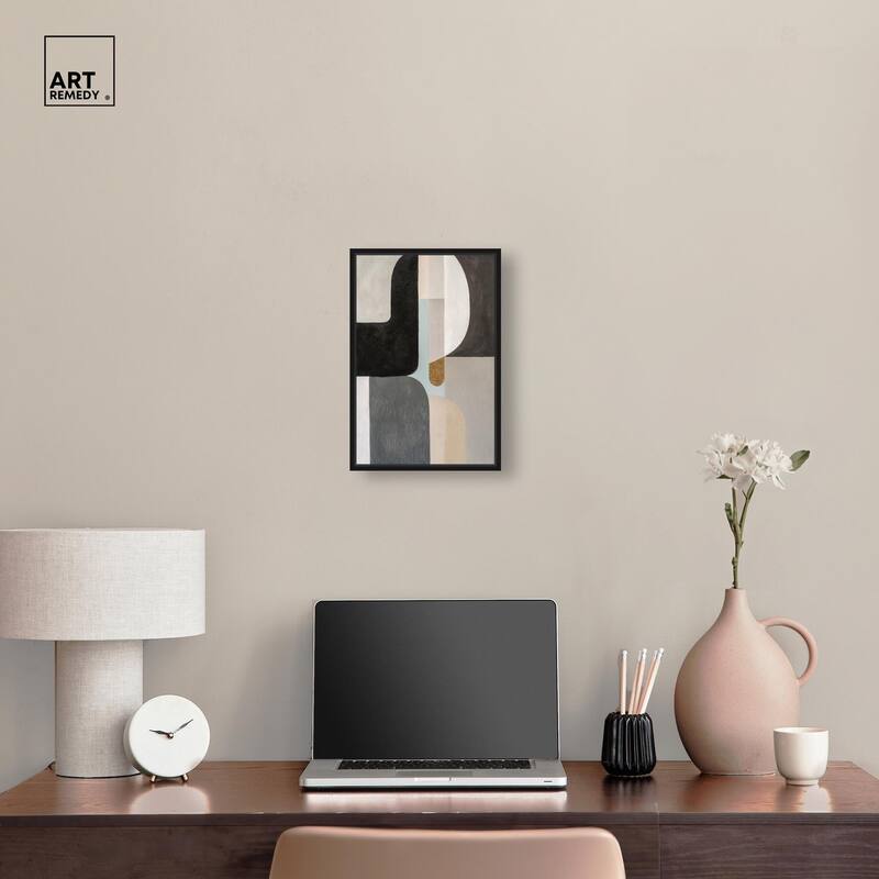 Interlocking Segments III Canvas by Art Remedy