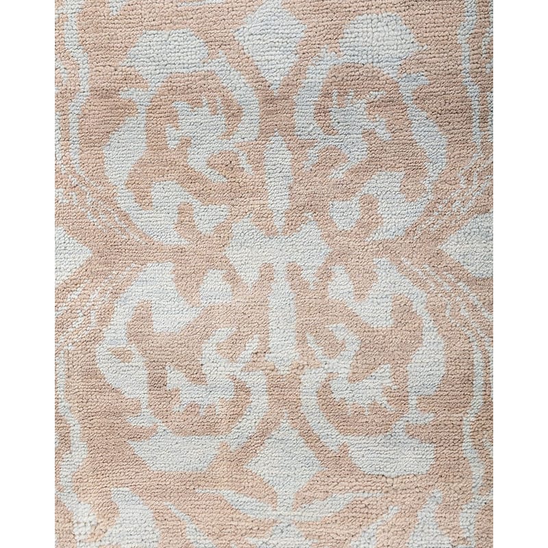 Modern One-of-a-Kind Handmade Area Rug - Brown, 8' 0" x 9' 10" - 8' 0" x 9' 10"