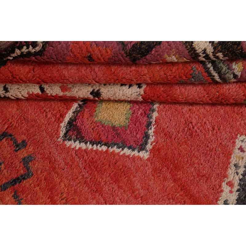 Tribal Oriental Moroccan Dining Room Area Rug Wool Hand-knotted Carpet - 8'0" x 11'0"