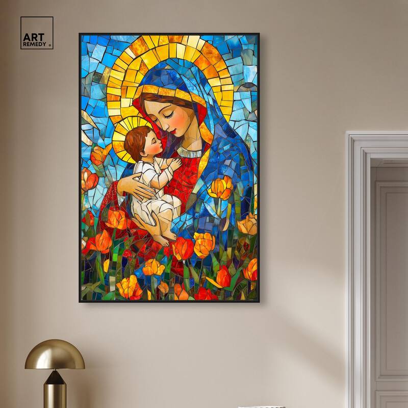 Glass Gospel I Canvas by Art Remedy