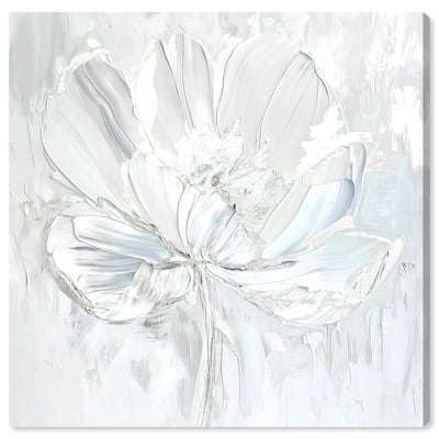 Art Remedy Off-White Magnolia II Floral Fine 1 Piece Canvas Wall Art