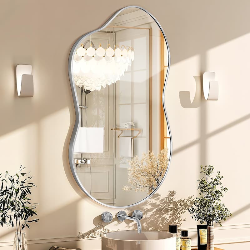 Irregular Wall Mirror Asymmetrical Decorative Wall Mirror