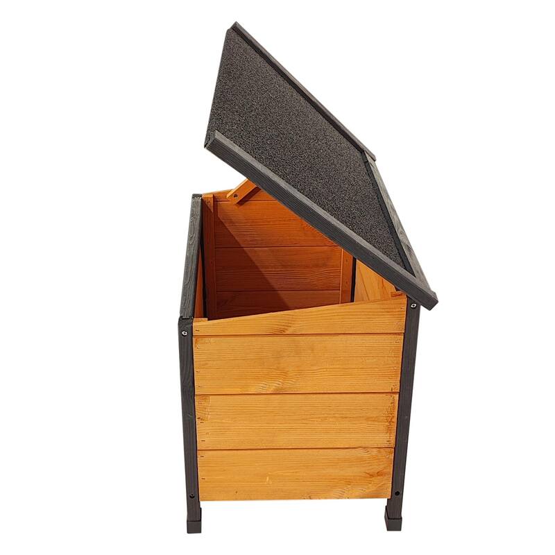 Wearable and Strong Dog House for Playground - Natural