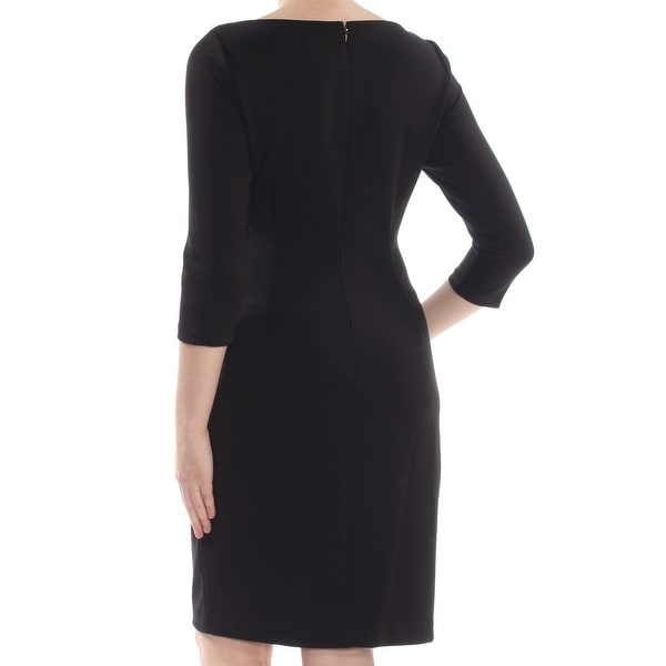 Womens Ponte Pocket Shift Dress