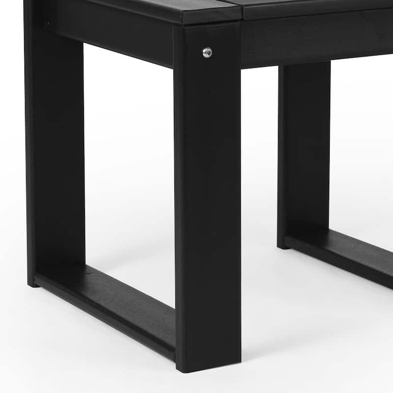 Polytrends Endless Outdoor Patio Poly Plastic End Table