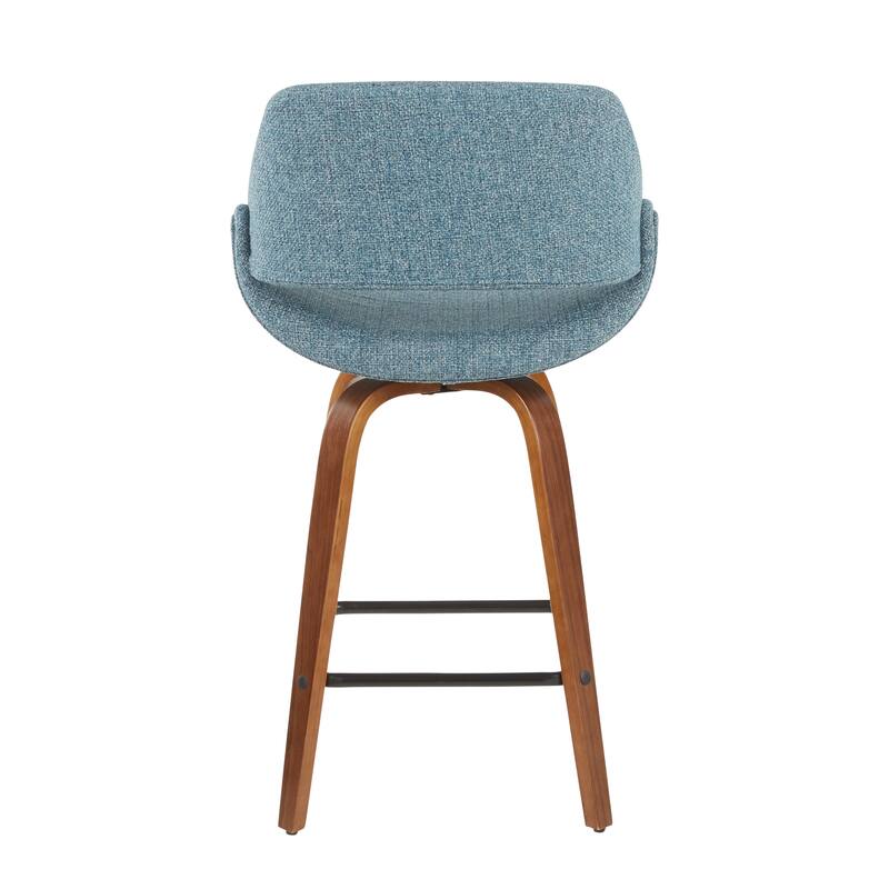 Carson Carrington Svellingen 26" Fixed-Height Counter Stool with Square Footrest (Set of 2)