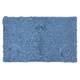 Home Weavers Bellflower Collection Absorbent Cotton Machine Washable Bath Rug