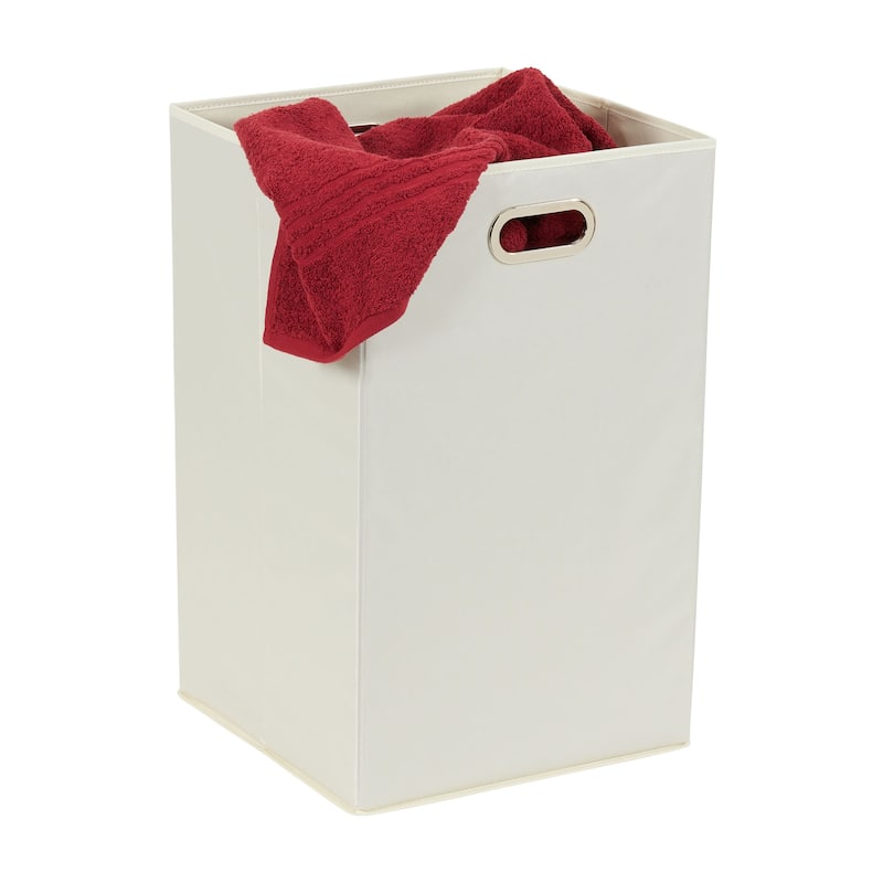 Household Essentials Folding Laundry Hamper - 14.0"L x 14.0"W x 28.0"H