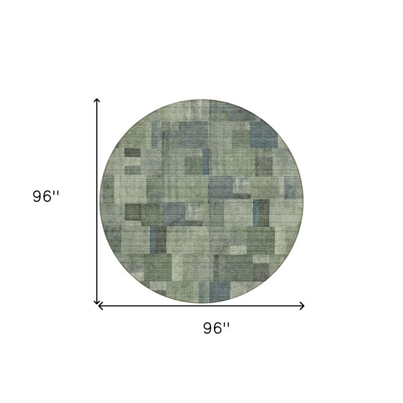 HomeRoots Geometric Transitional Rectangle Outdoor Rug