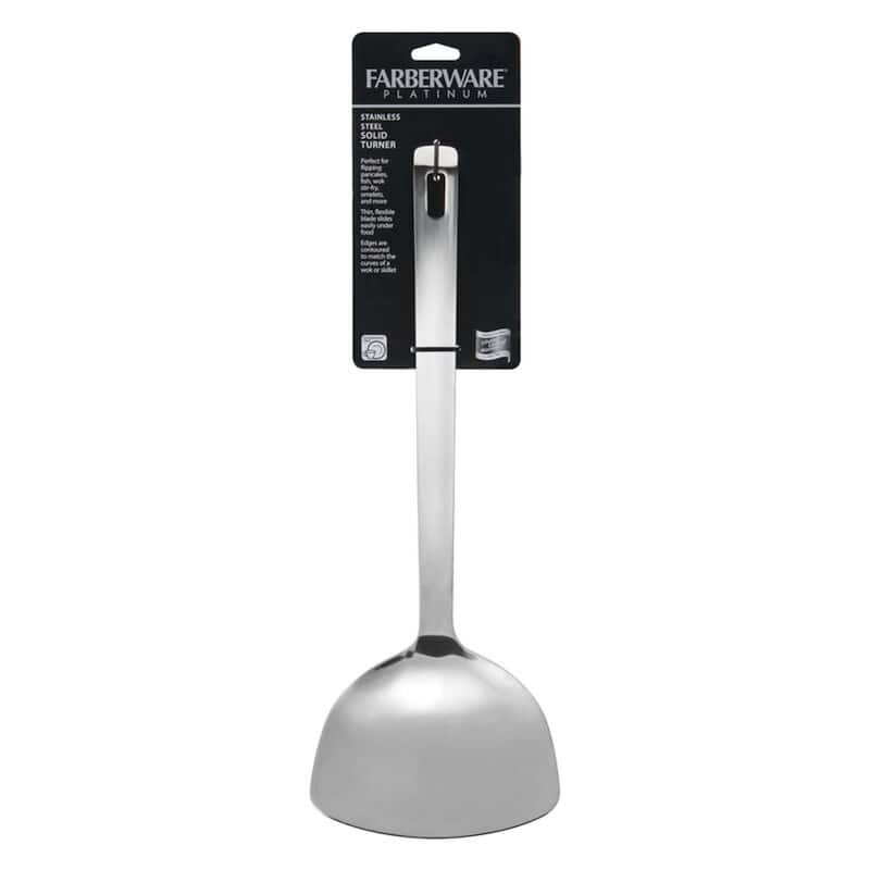 Farberware Platinum Stainless Steel Curved Turner - 14 in - 14 in - Silver
