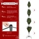 preview thumbnail 9 of 19, Glitzhome 11ft Pre-Lit Realistic Green Full Fir Artificial Christmas Tree with 3200 Lights & Foot Pedal