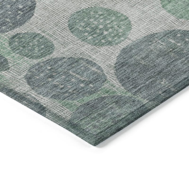 HomeRoots Geometric Transitional Rectangle Outdoor Rug