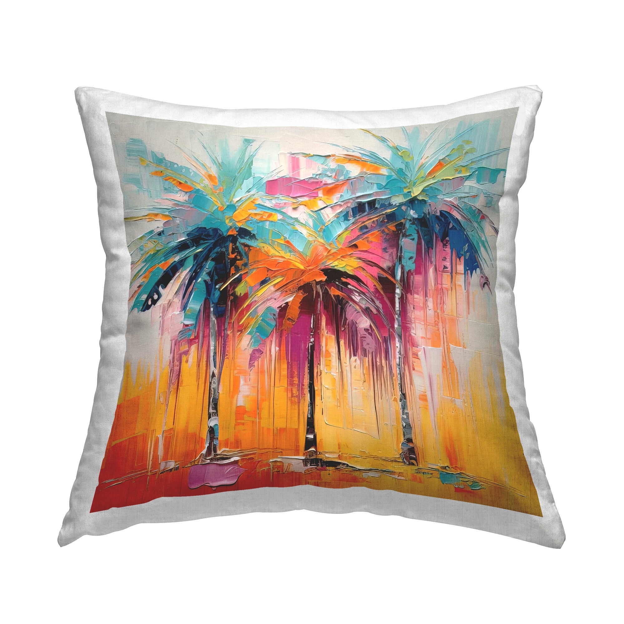 Stupell Modern Palm Trees Decorative Printed Throw Pillow Design by Irena Orlov