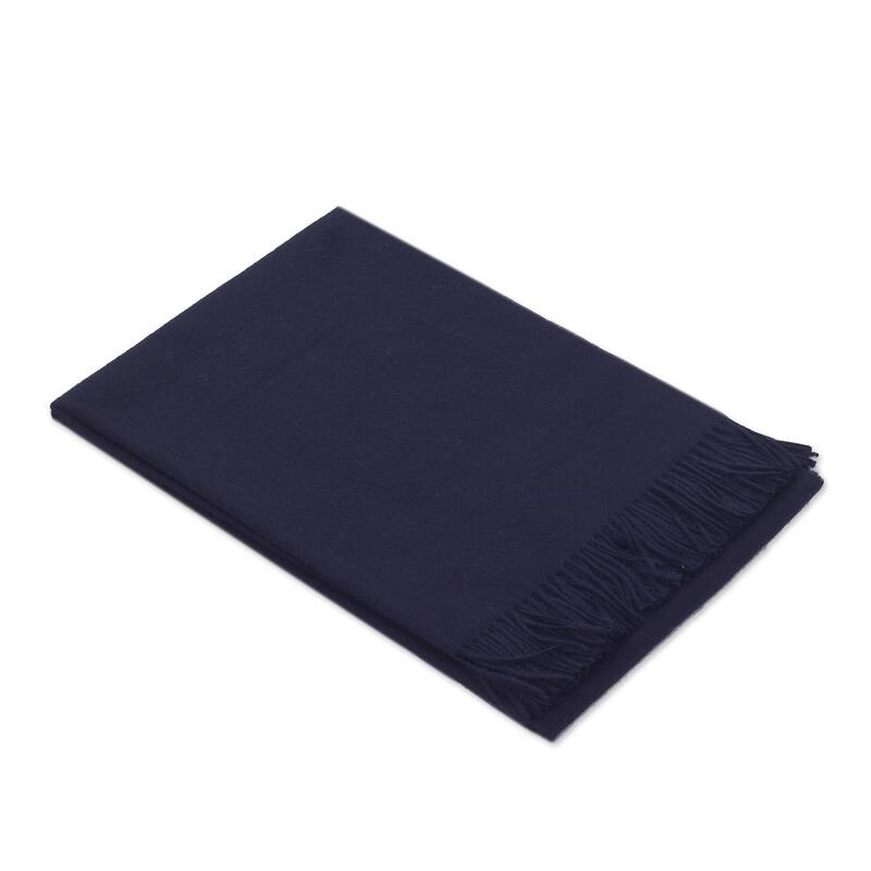 Novica Handmade Blissful Dream In Midnight Throw