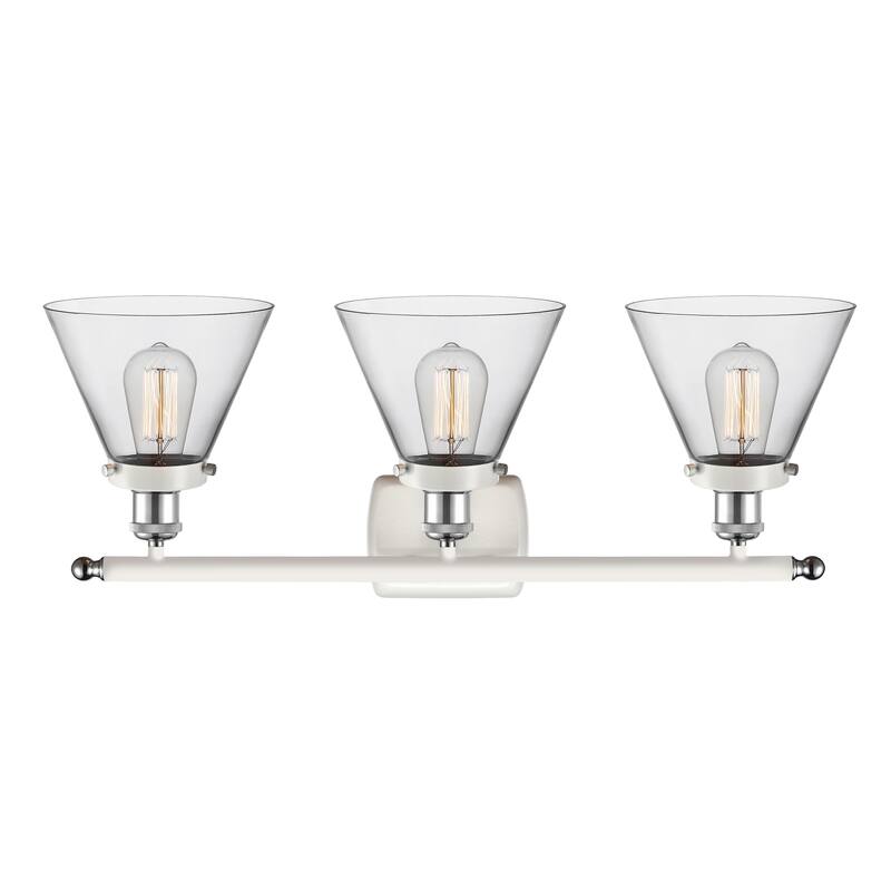 Innovations Lighting Ballston Urban Cone - 3 Light 28" Bath Vanity Light