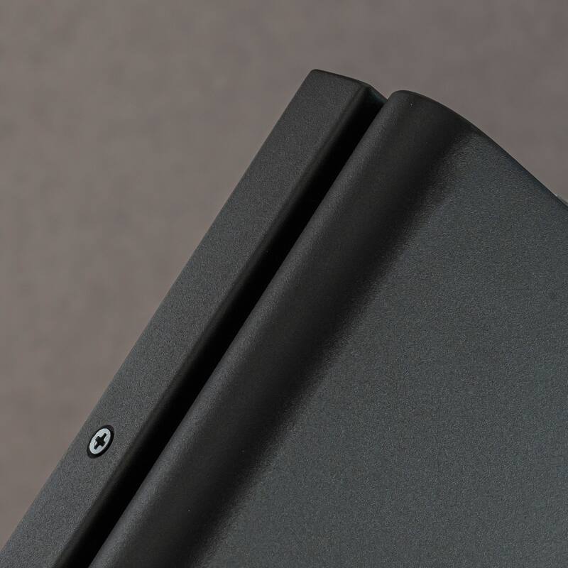 CraftHome 1-Light in Modern Simple Sqaure 10W Integrated LED Outdoor Wall Sconce with Dusk to Dawn Sensor in Matte Black