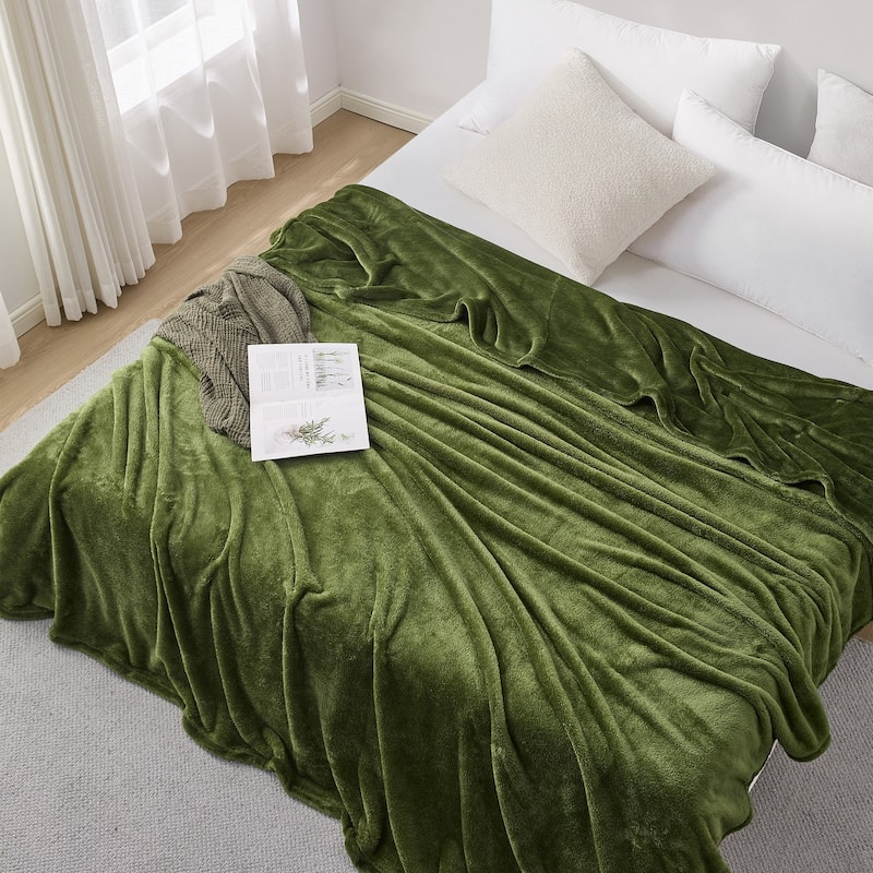 Me Sooo Comfy - Coma Inducer® Bed Blanket - Pesto