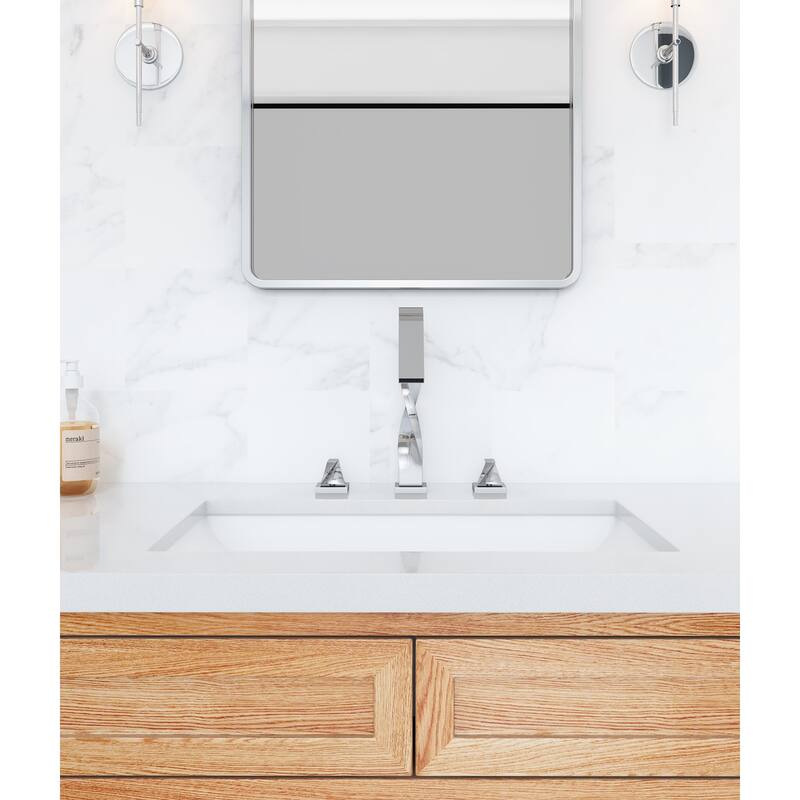 Unique Design 2 Handle Waterfall Widespread Bathroom Sink Faucet