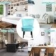 preview thumbnail 13 of 31, Costway Set of 2 Armless Accent Chair Upholstered Leisure Chair Single - 23'' x 27.5'' x 30''