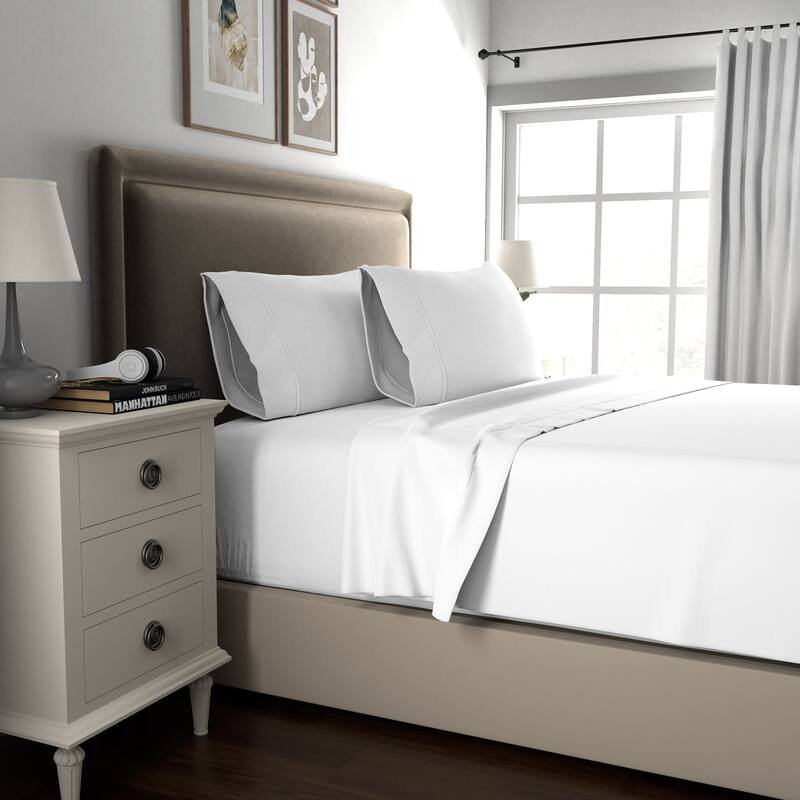 Color Sense 600TC Wrinkle-Resistant Cotton-Rich Sheet Set