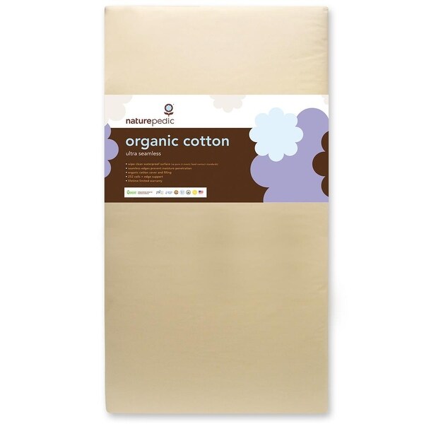 Naturepedic No Compromise Organic Cotton Ultra Crib Mattress