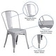 preview thumbnail 164 of 164, Metal Indoor/ Outdoor Stackable Bistro Chair (Set of 4)
