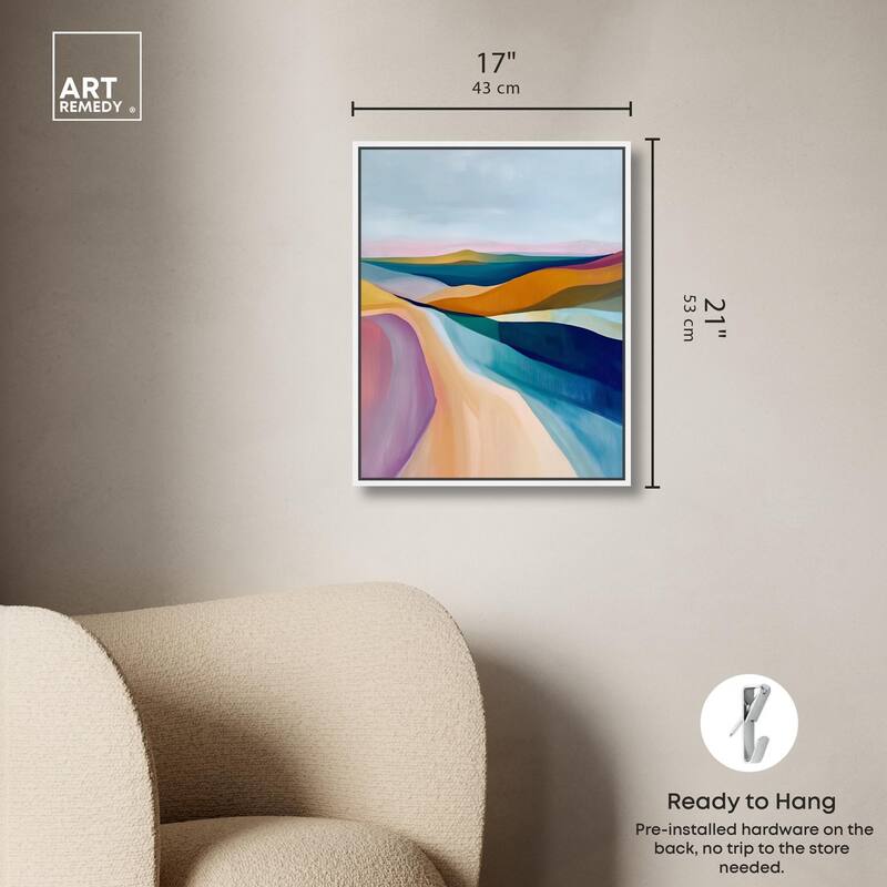 Colorful Dunes II Canvas by Art Remedy
