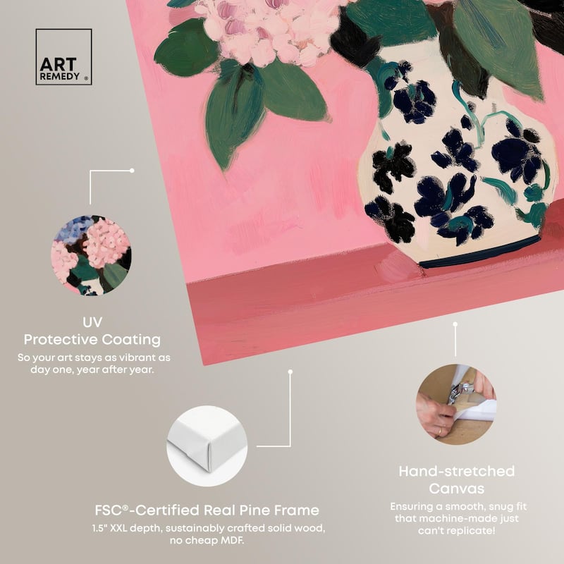 Flower Pot Dream II Canvas by Art Remedy, Gallery Wrapped