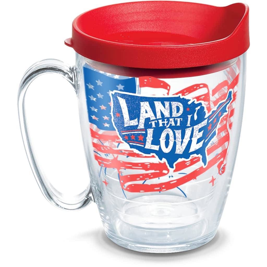 Tervis Land That I Love Made in USA Double Walled Insulated Travel Tumbler, Classic - 16oz Mug