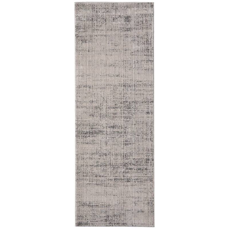HomeRoots Solid Color Casual Runner Area Rug - 87.00 in. x 30.00 in. x 0.47 in.