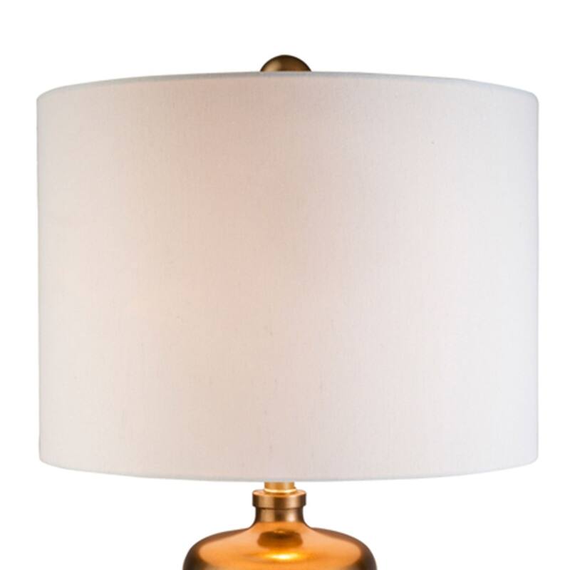 28.5" Tall Polyresin Table Lamp "Mystic Owl" with Golden finish