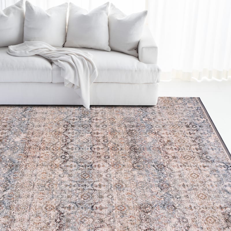 SAFAVIEH Lauren Ralph Lauren Rois Vintage Rug - 5'3" x 7'6" - Ivory/Navy