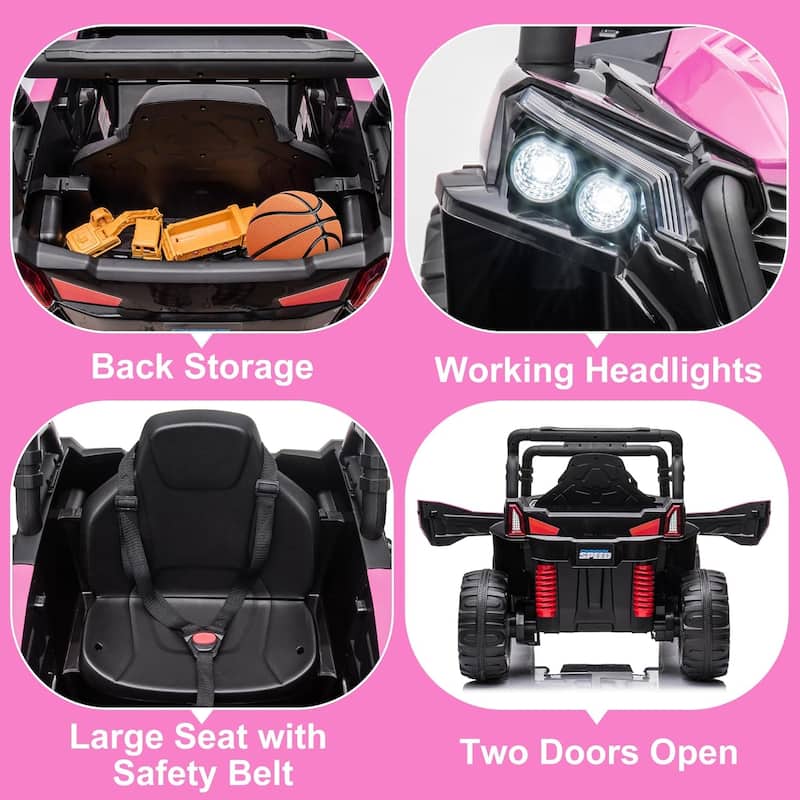 12V Kids Ride On Utv Truck Car w/Parent Remote Control