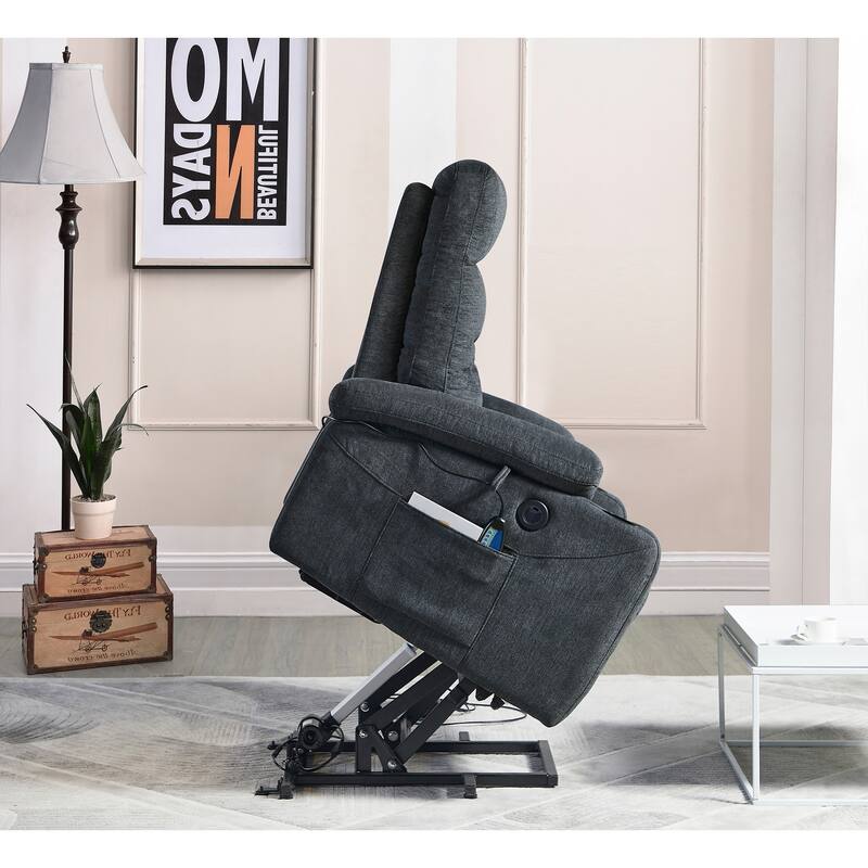 Christopher Knight Home Electric Power Lift Recliner Chair with Massage