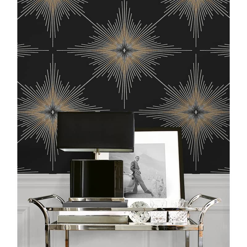 NextWall Stellar Geo Peel and Stick Wallpaper
