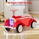 preview thumbnail 9 of 8, Gymax Kids Ride on Push Car w/ Steering Wheel Horn & Light Under Seat