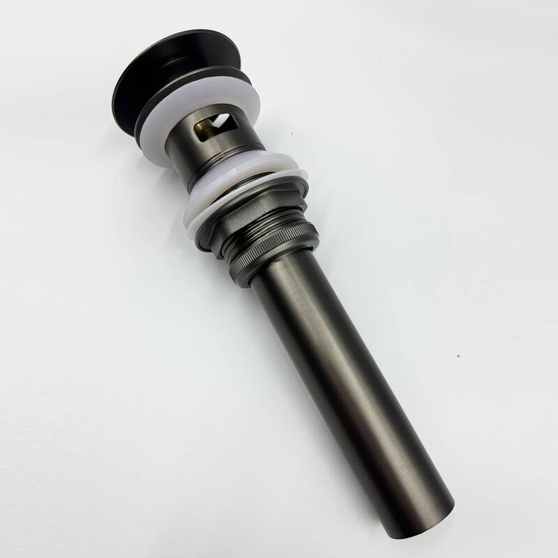 2 Pcs Bathroom Sink Drain With Overflow,Vessel Sink Lavatory Vanity Pop Up Drain Stopper,304 Stainless Steel
