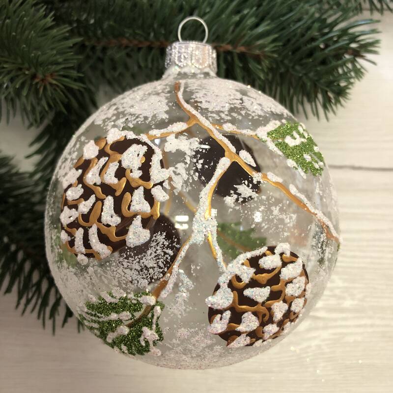 STP Goods Pine Cones Christmas Ornament - Made In Ukraine