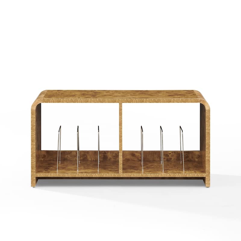 Crosley Ingrid Medium Record Player Stand With Vinyl Storage