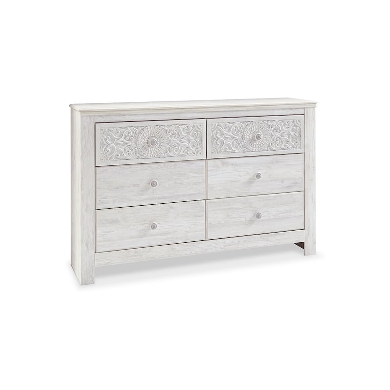 Paxberry Whitewash Dresser