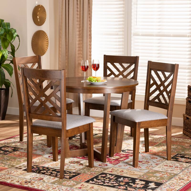 Alena Modern and Contemporary 5-Piece Dining Set