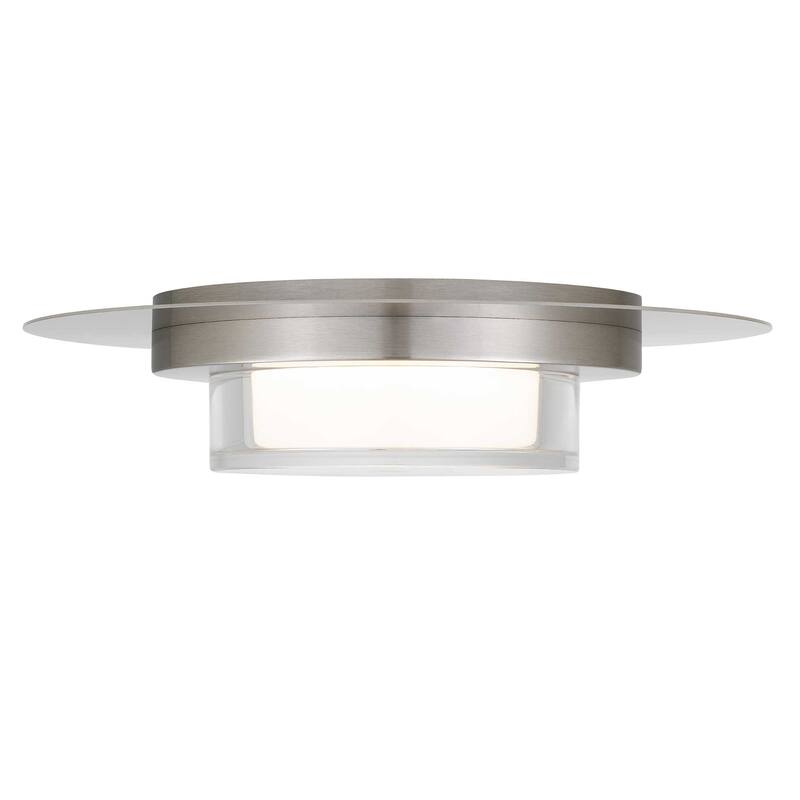 12 inch Square Chrome Integrated LED Flush Mount