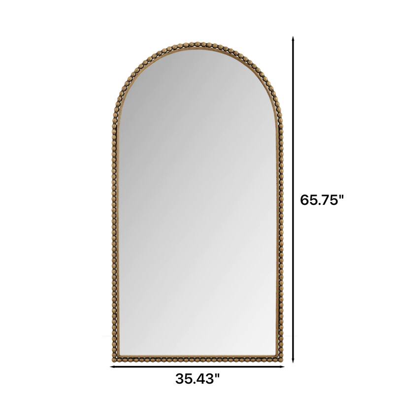 Iron Arch Retro Full Length Mirror with Supporting Feet