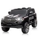 preview thumbnail 25 of 34, Kids Ride On Car Truck Black Police Car